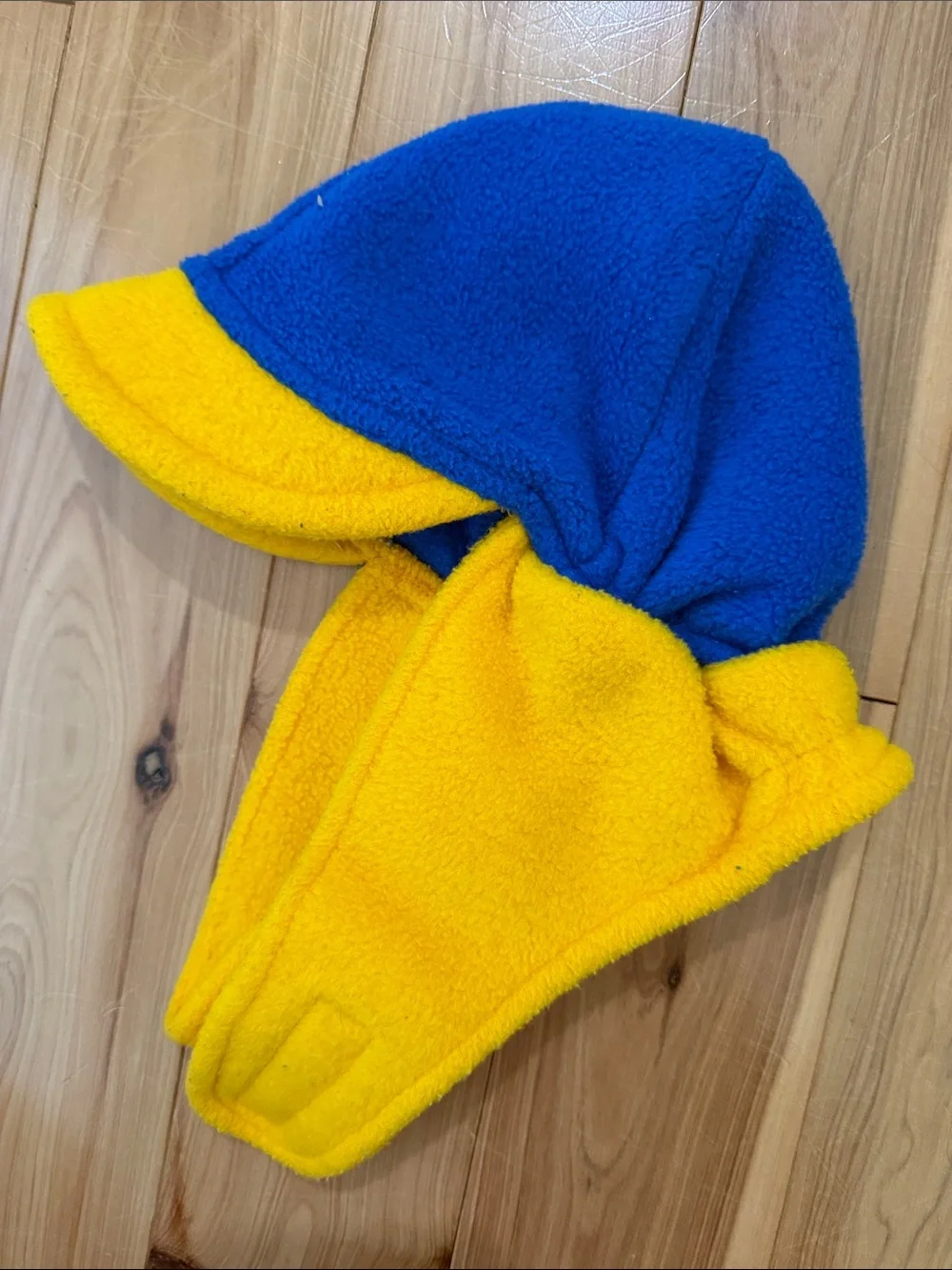 Vintage fleece Sesame Street Elmo Velcro winter hat infant size 1998
